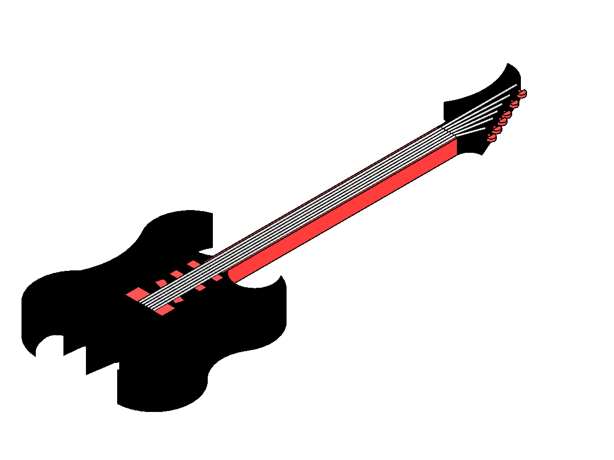 ELECTRIC GUITAR 3 — Revit Family
