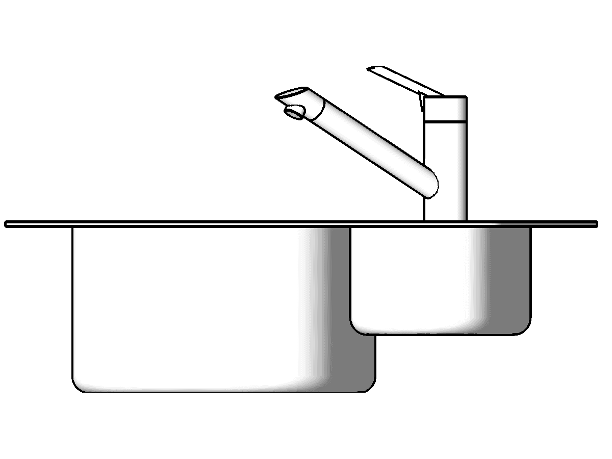 Sink Kitchen 2 — Revit Family