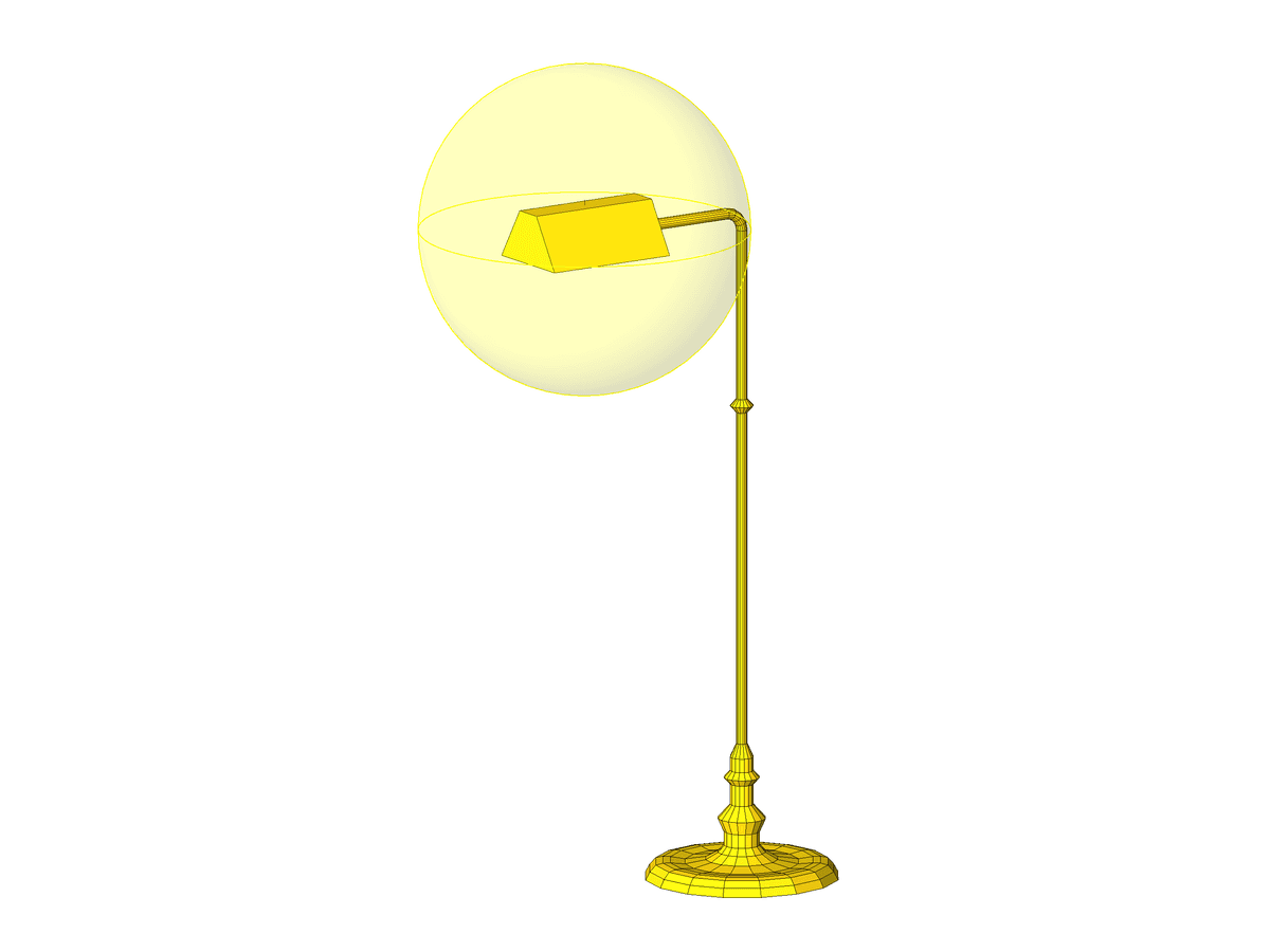 Floor Lamp 605 2 — Revit Family