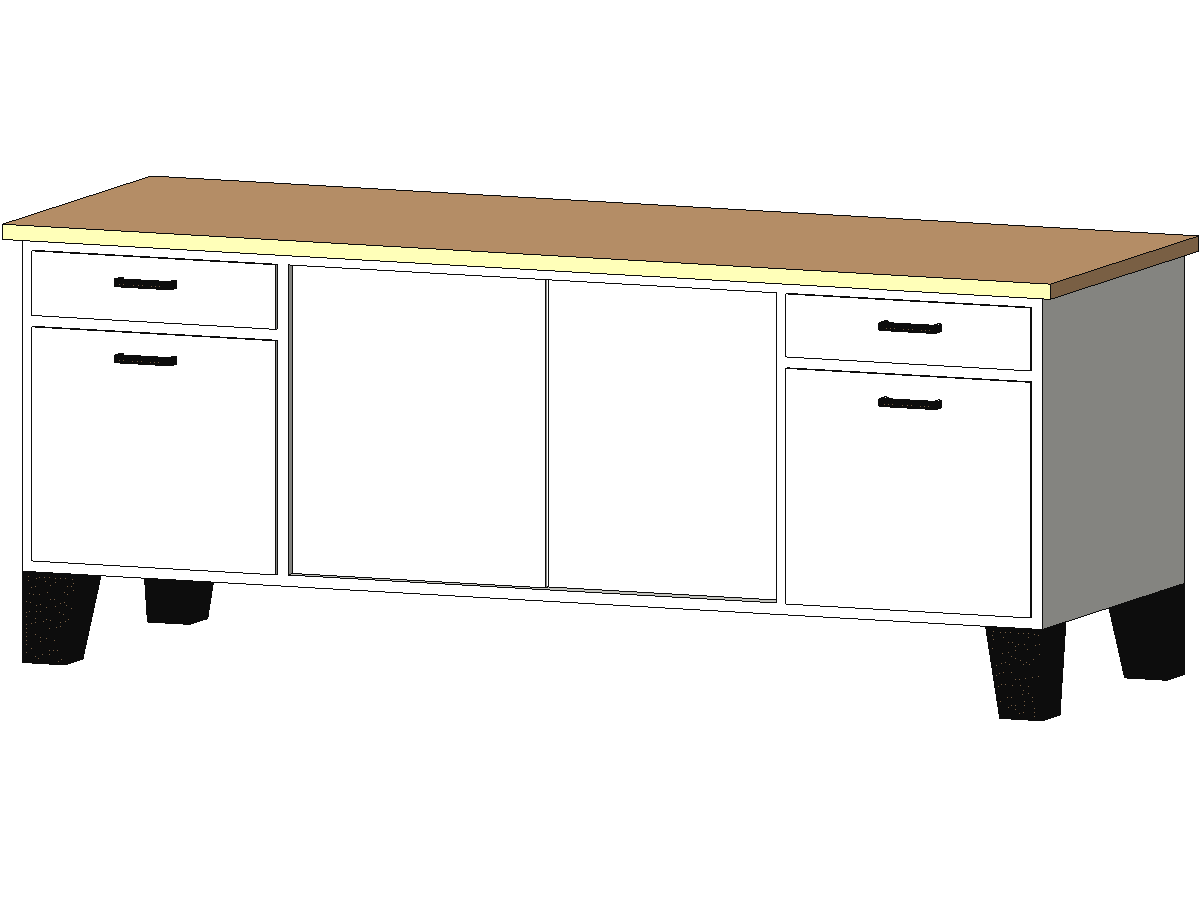 Credenza 2 — Revit Family