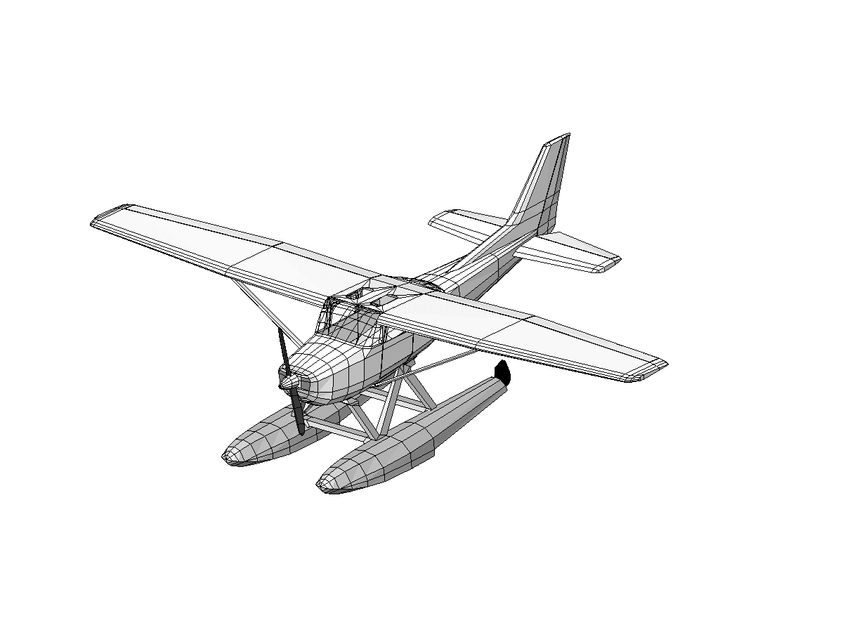 Water Airplane 781 — Revit Family