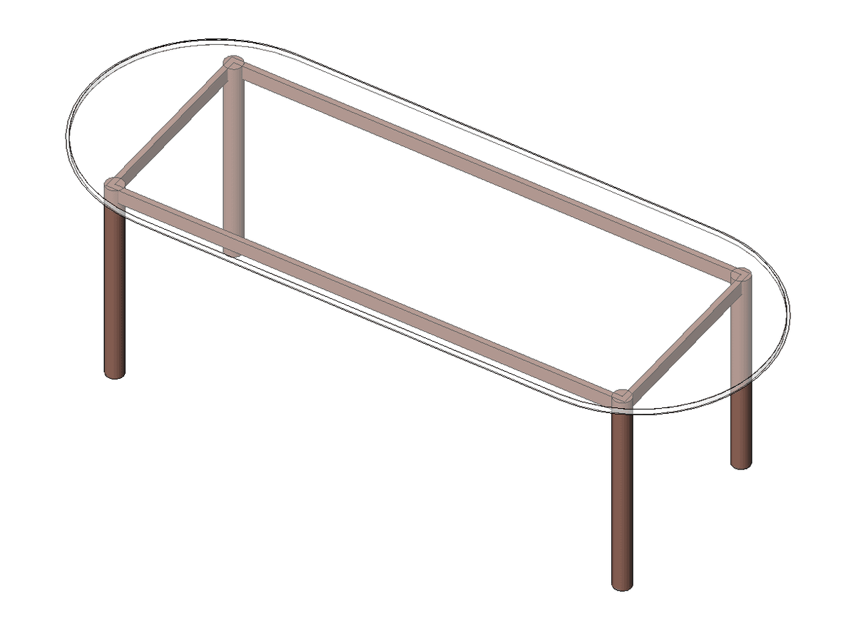 Table Dining 2 — Revit Family