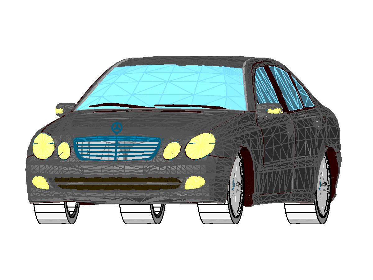 Mercedes Benz E63 AMG — Revit Family