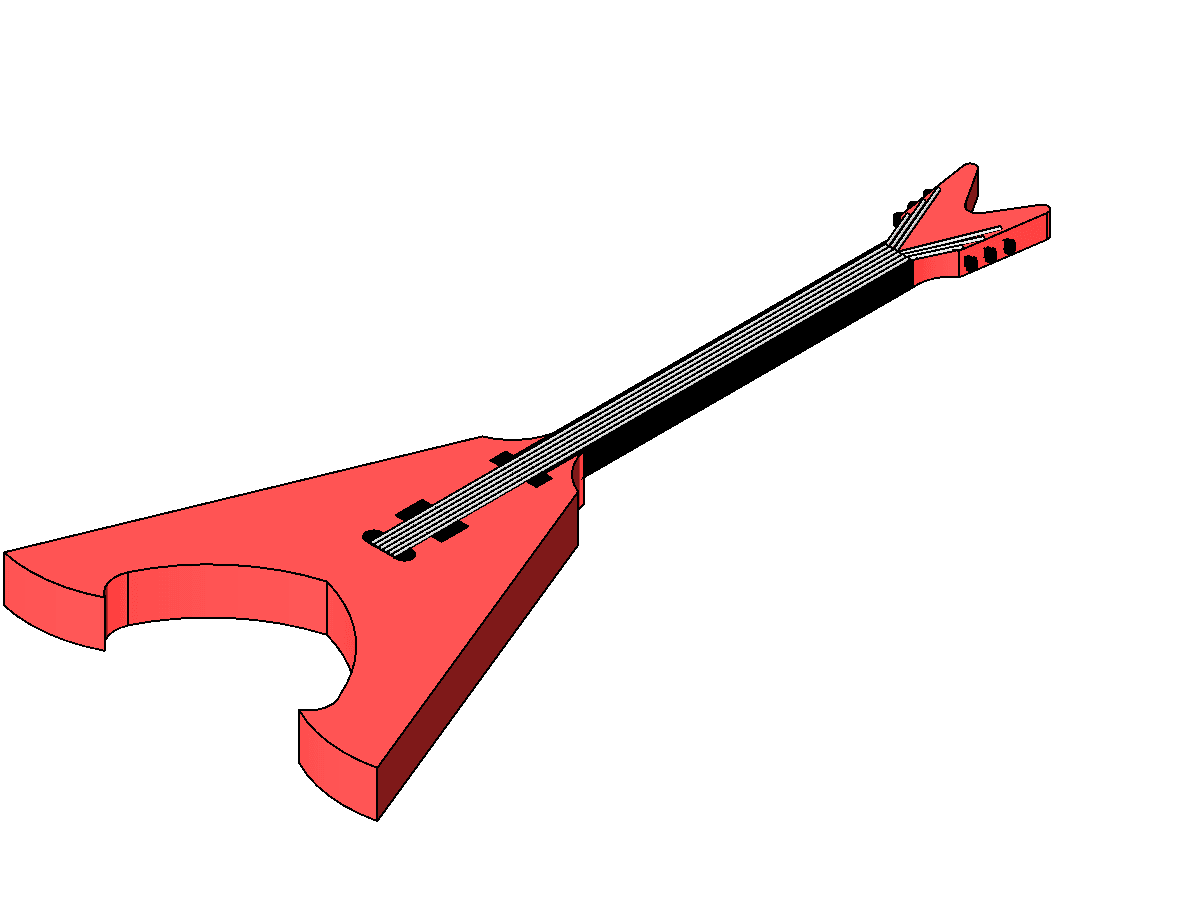 ELECTRIC GUITAR — Revit Family