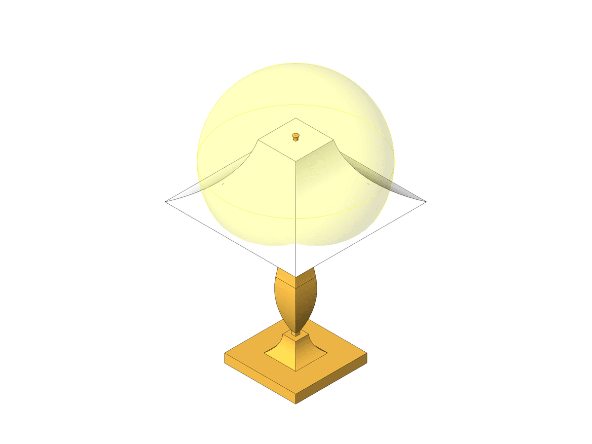 Lamp Table 7 SMARTBIM — Revit Family