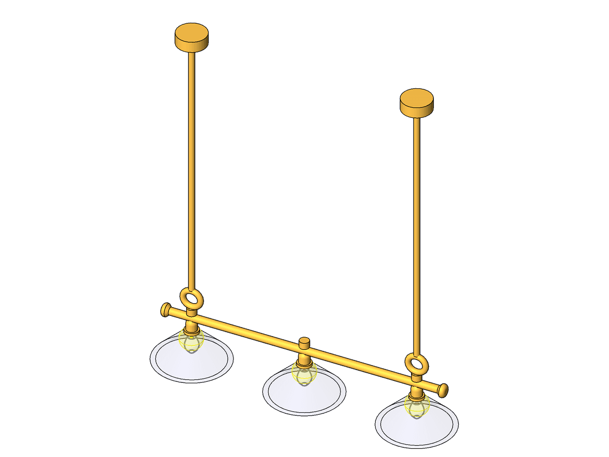 Pool Table Light — Revit Family