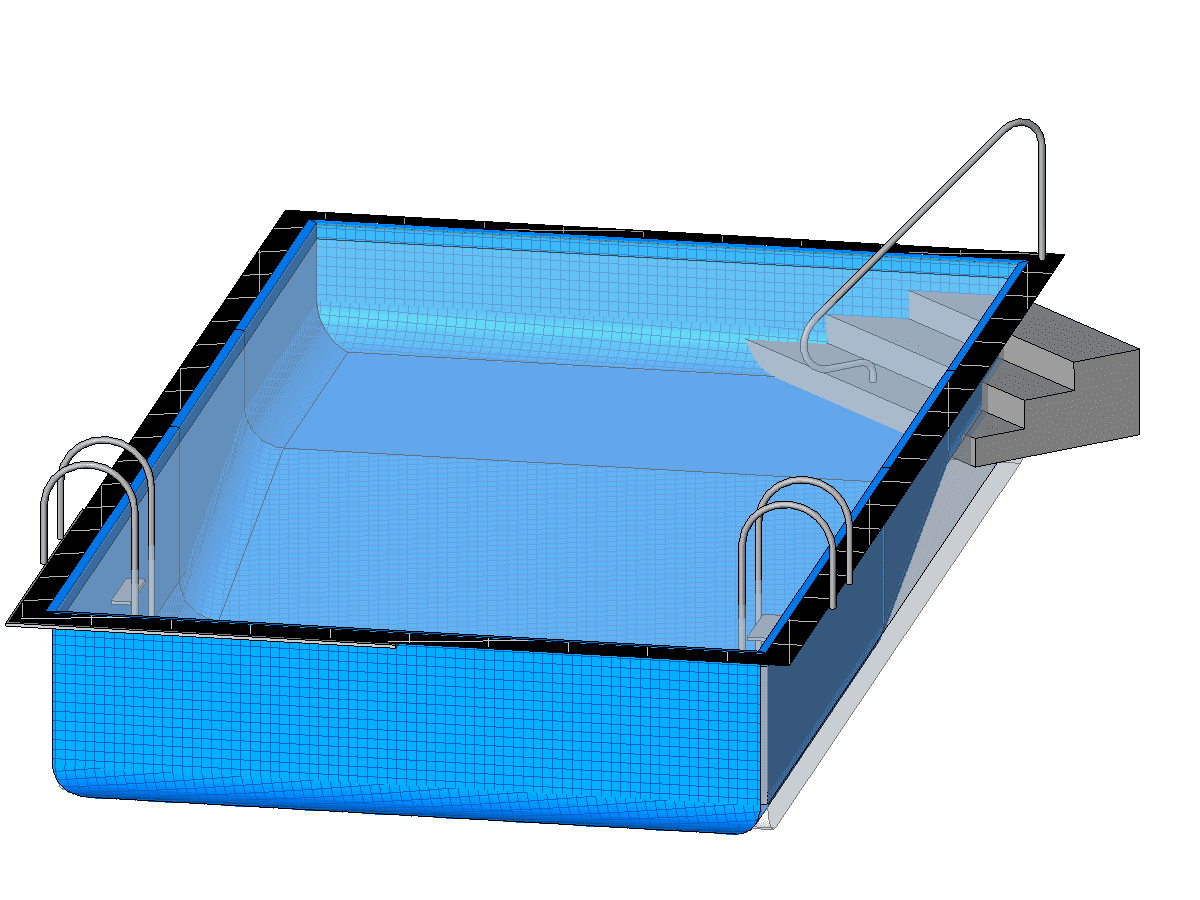 20039x36039 Pool 3039 5039 Depth — Revit Family