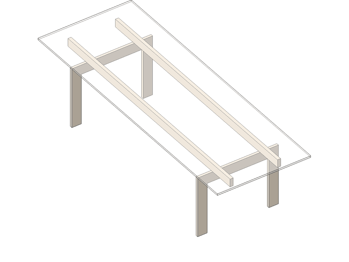 Table Dining — Revit Family