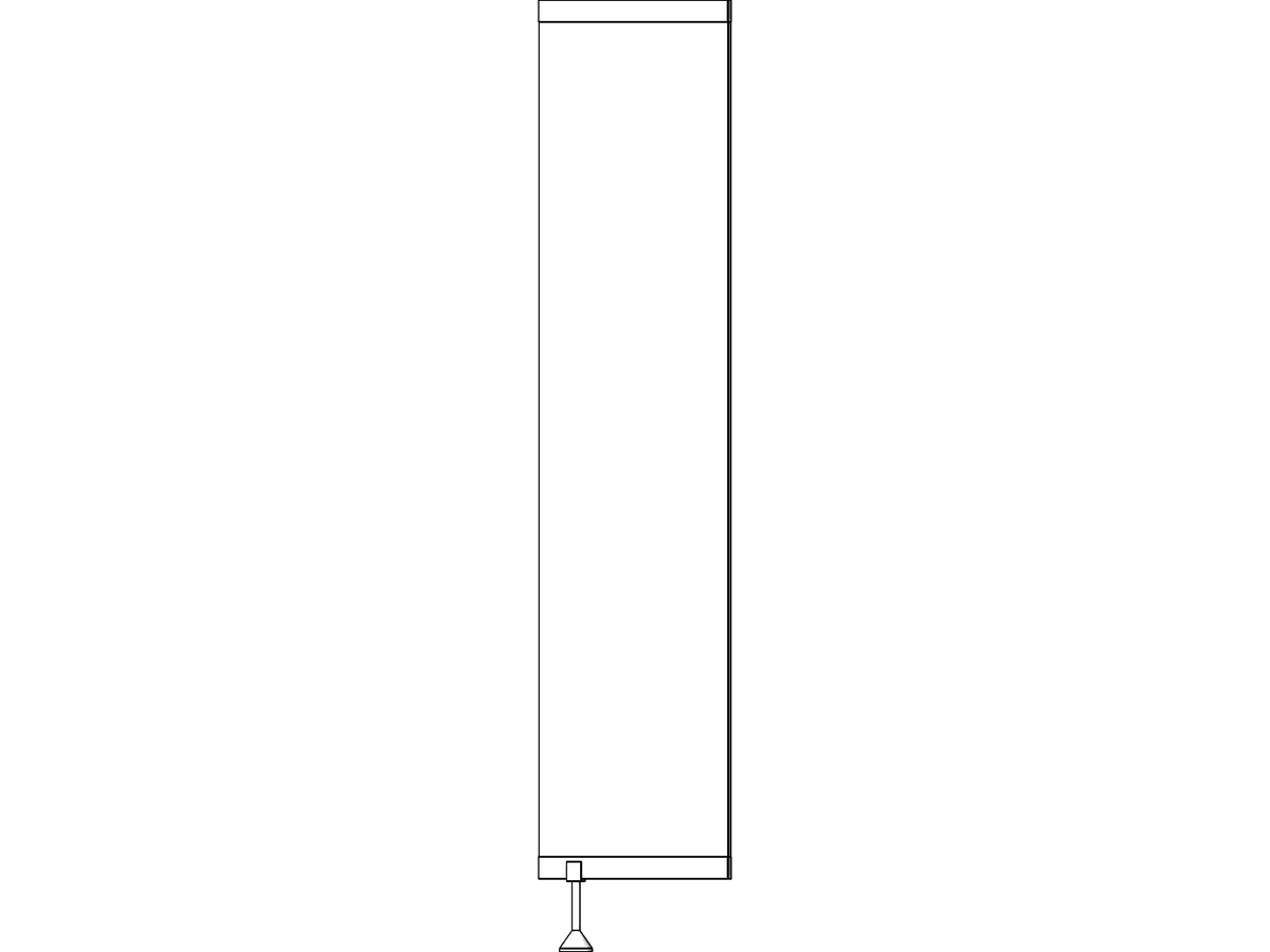 Toilet Cubicle Extension Panel — Sanitary Unit Revit Family