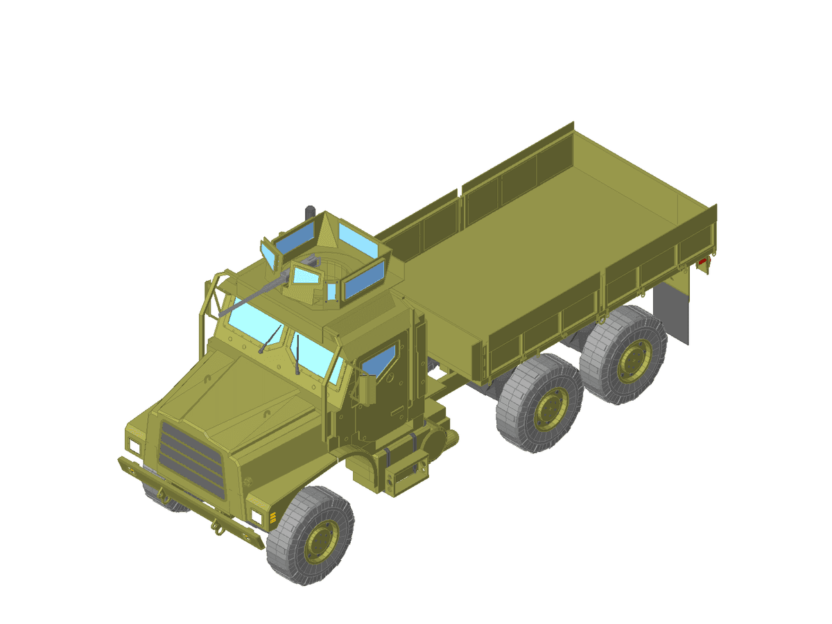 Military MTVR Cargo Truck — Revit Family