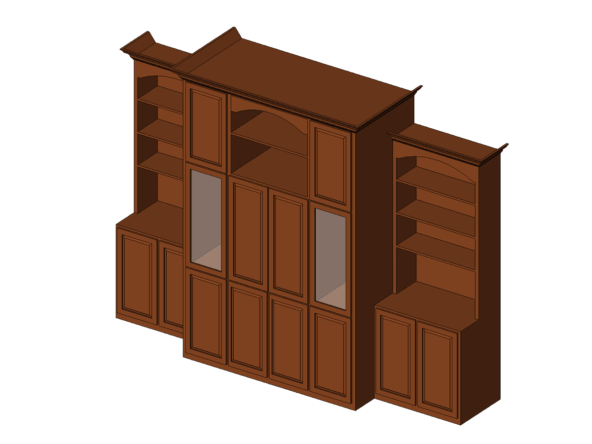 Entertainment Center 4 — Revit Family