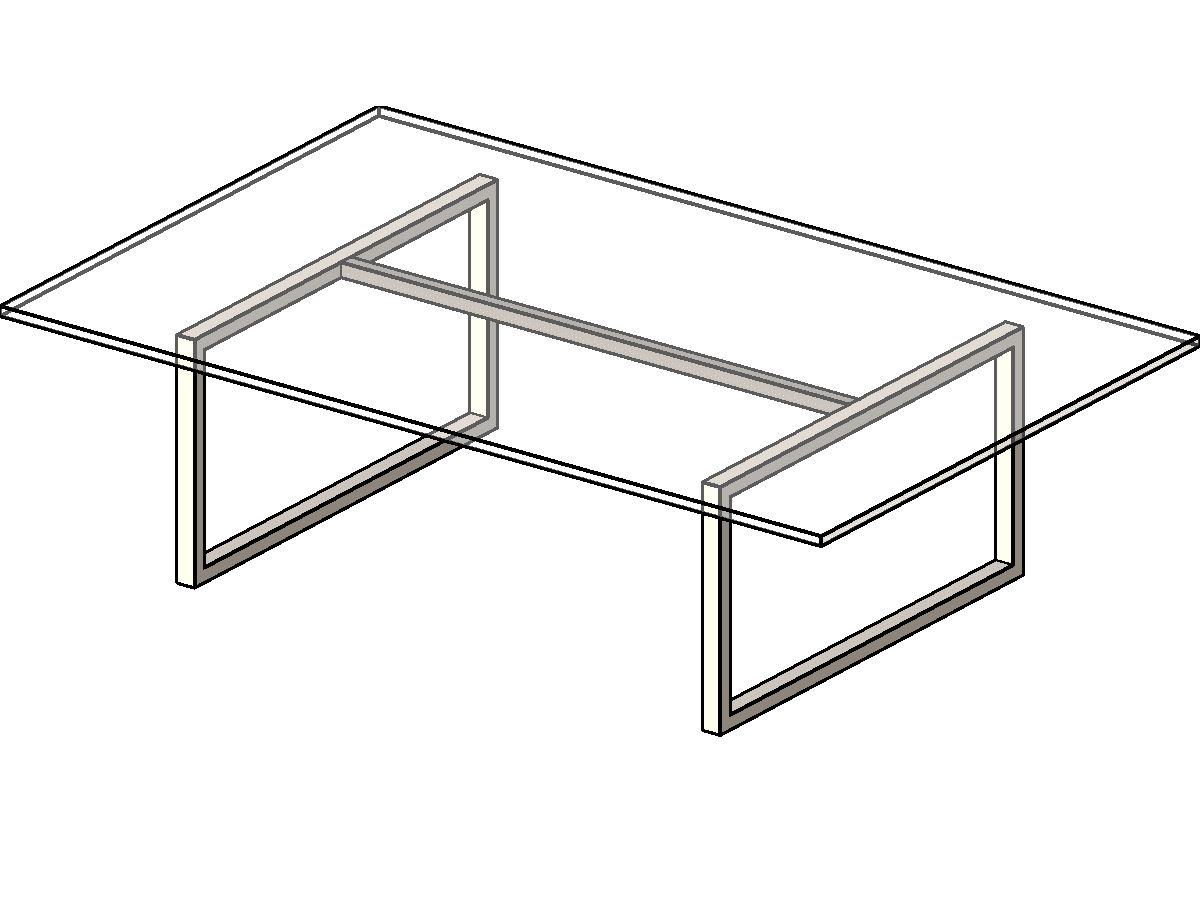 Table Coffee — Revit Family