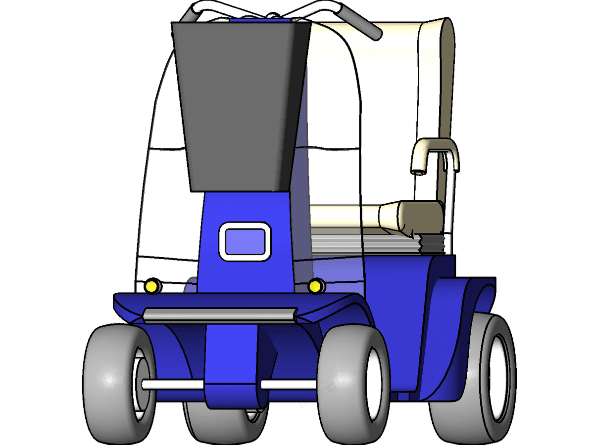 Weel Mobility Scooter — Revit Family