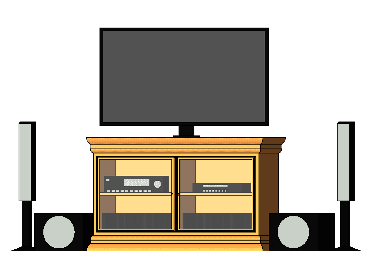 Entertainment Center 2 — Revit Family