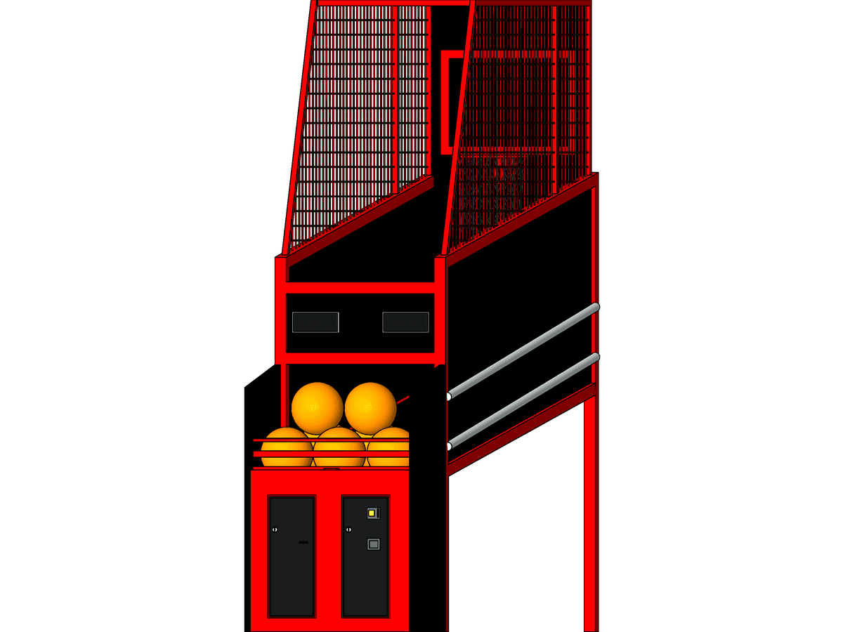 Basketball Arcade Machine — Revit Family