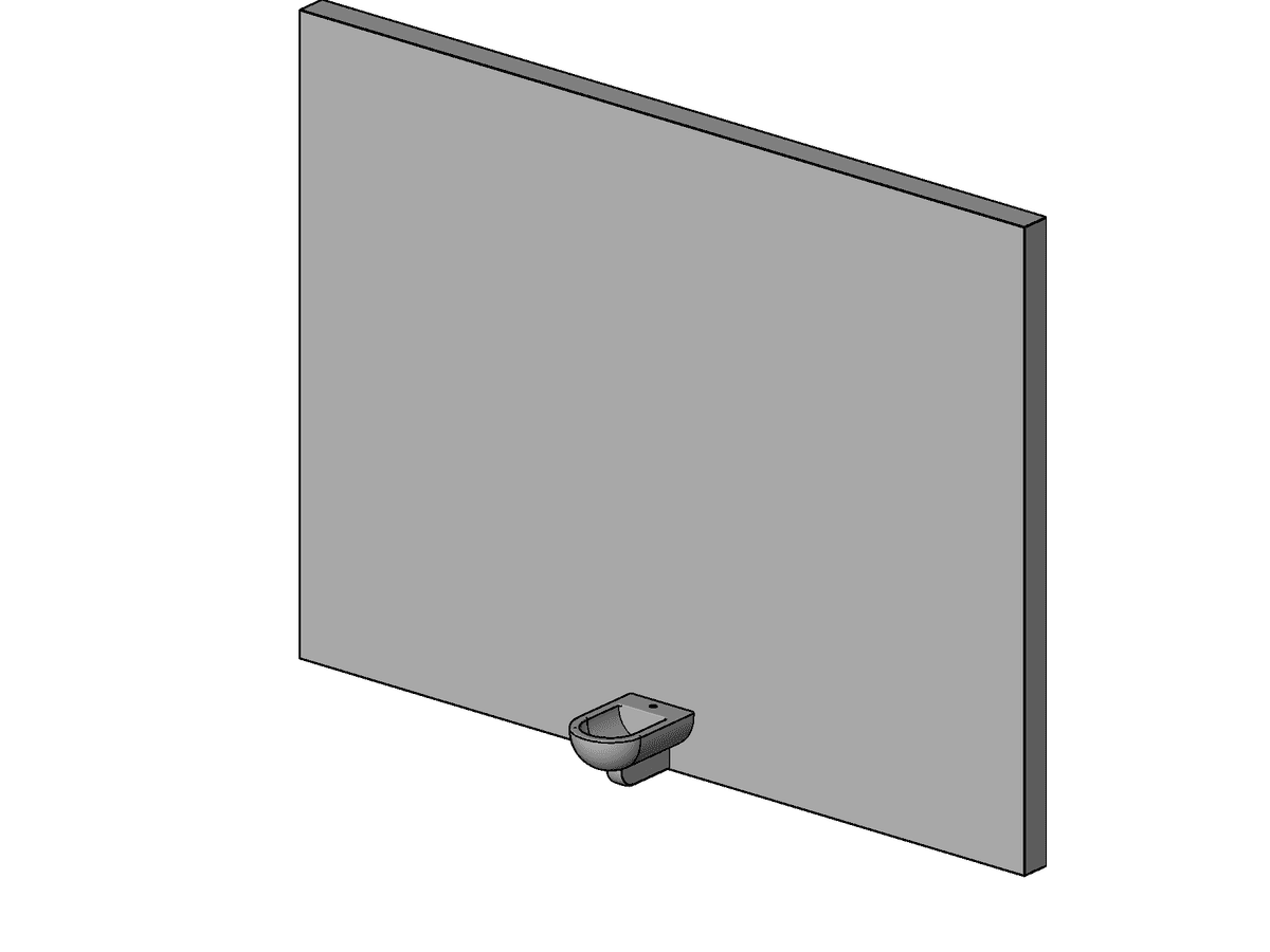 Bidet 2 — Toilet Cabin Revit Family