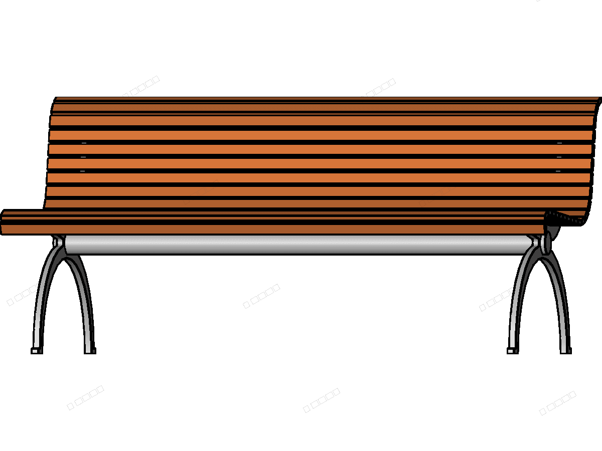Bimbandit.com 301 PARK BENCH — Revit Family