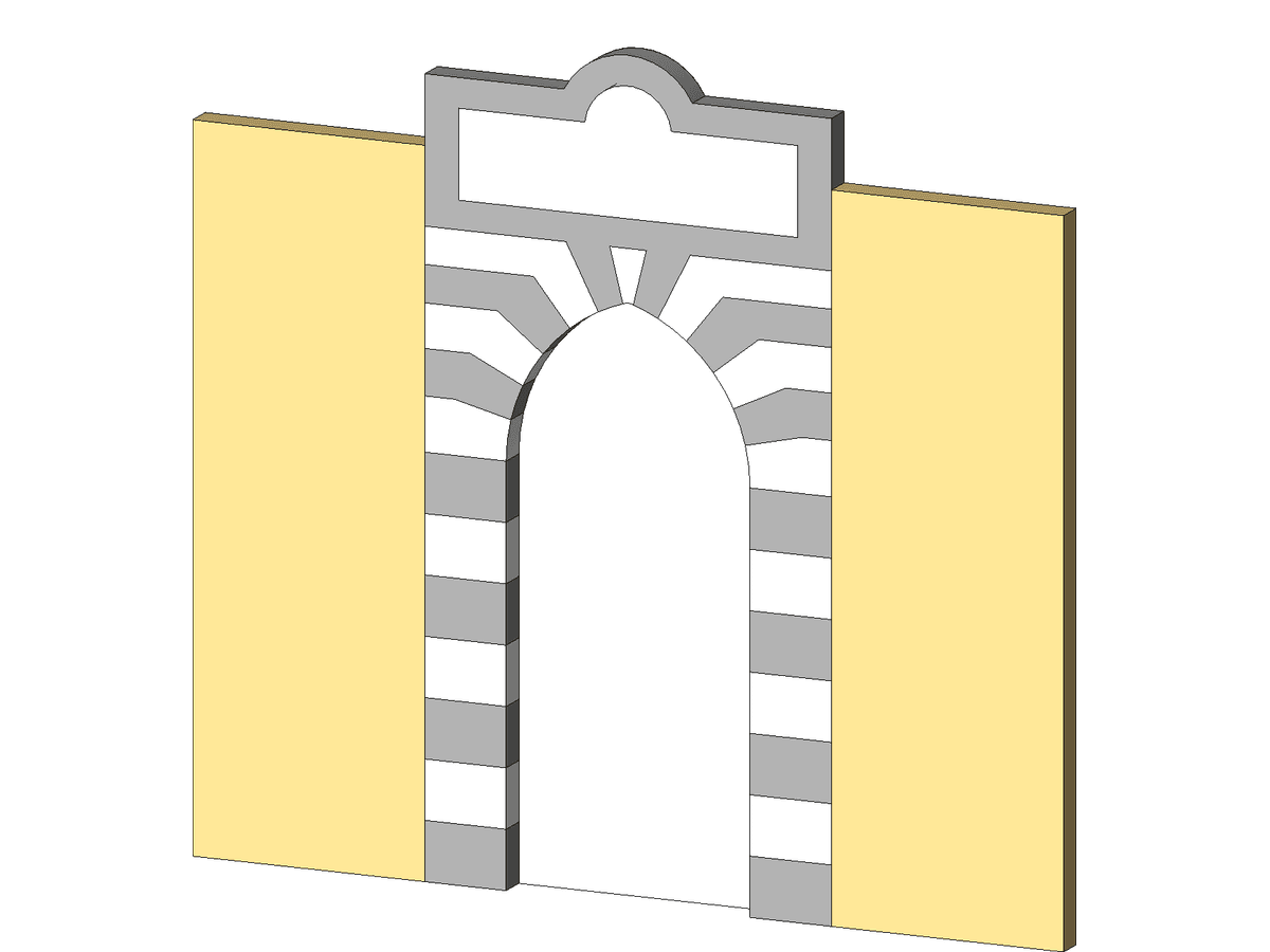 Arabic Door — Double Door Revit Family