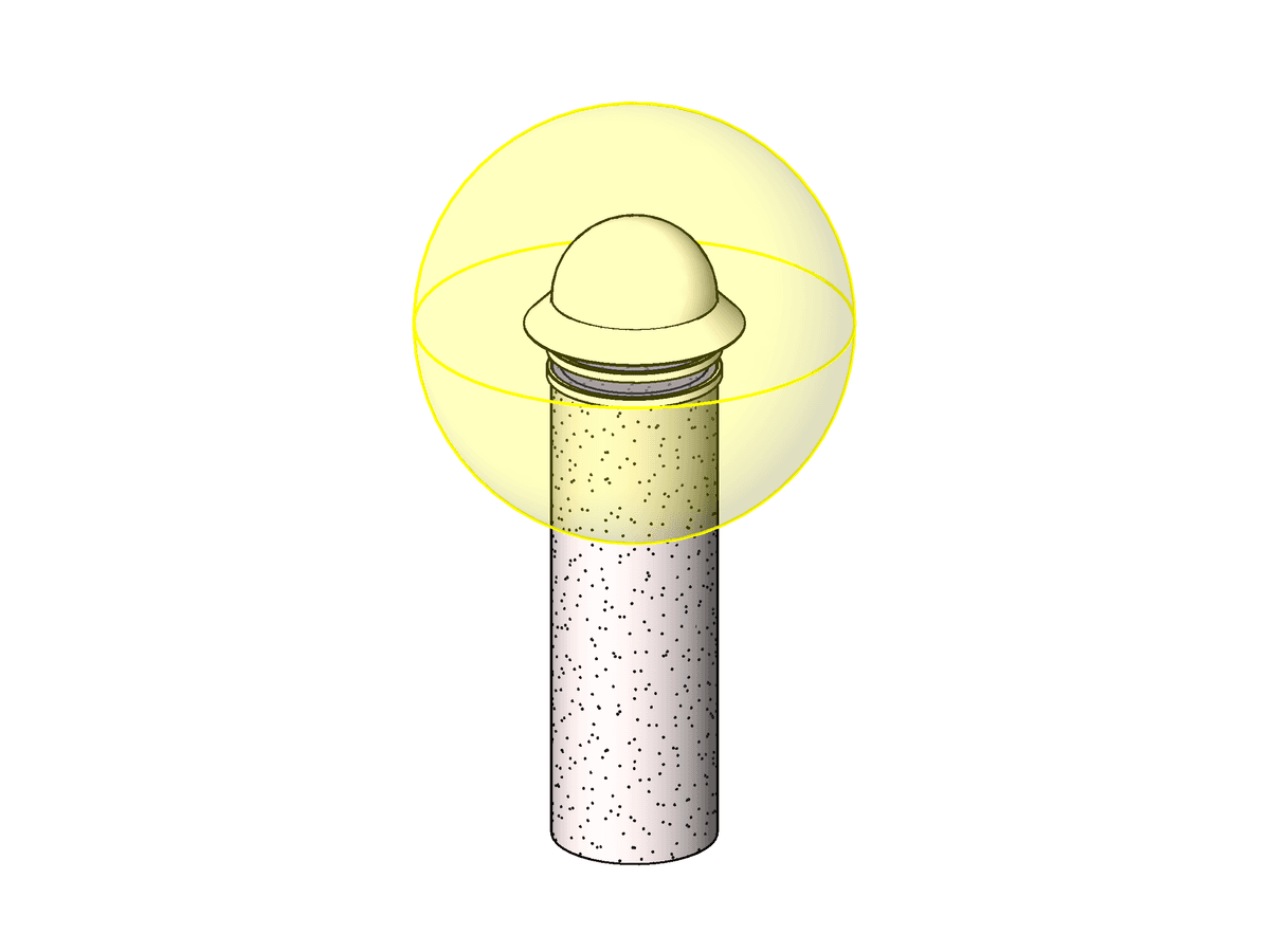 Bollard Light (2).0001 — Revit Family