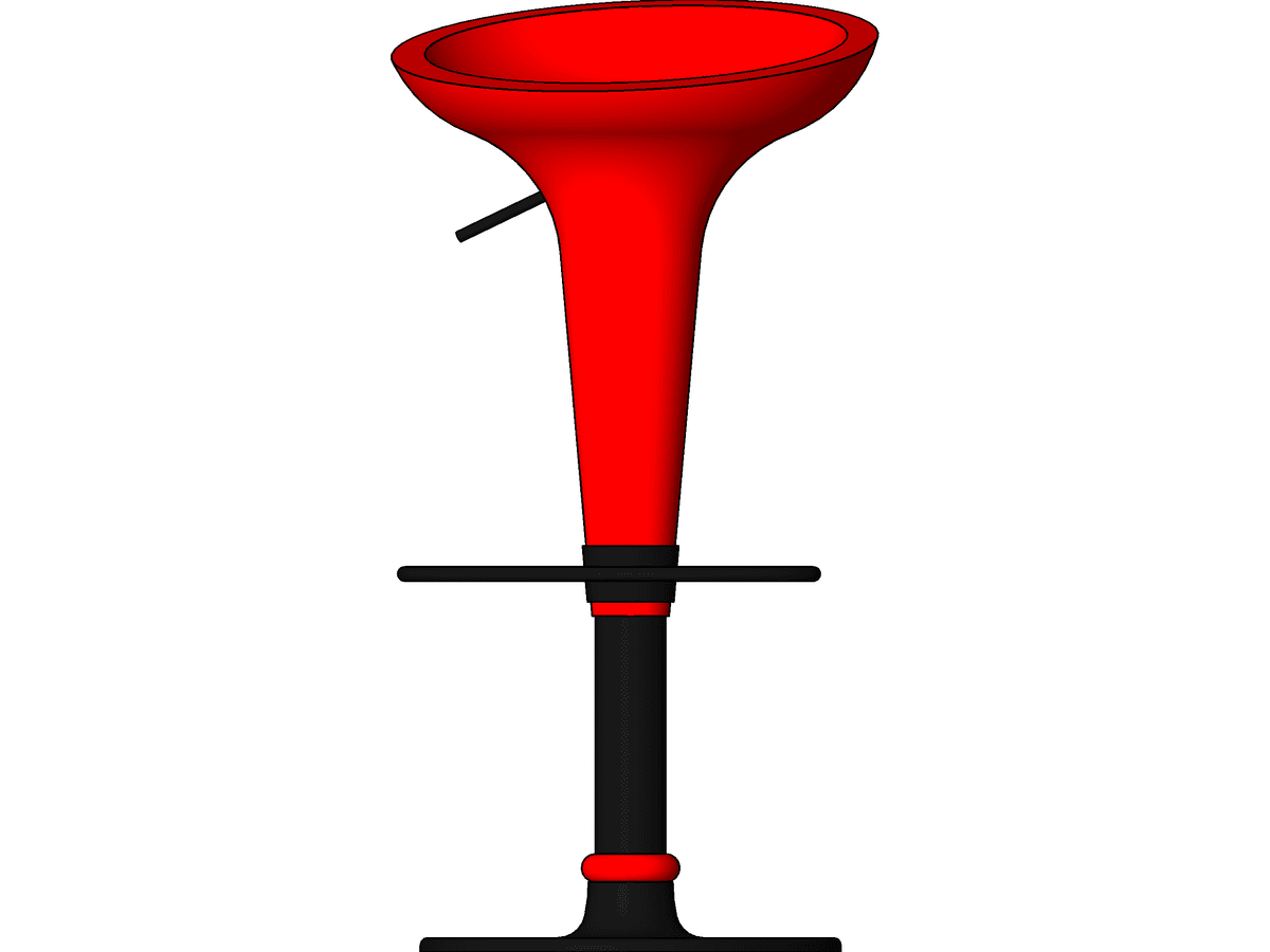 Bimbandit.com228 Bombobarstool — Revit Family
