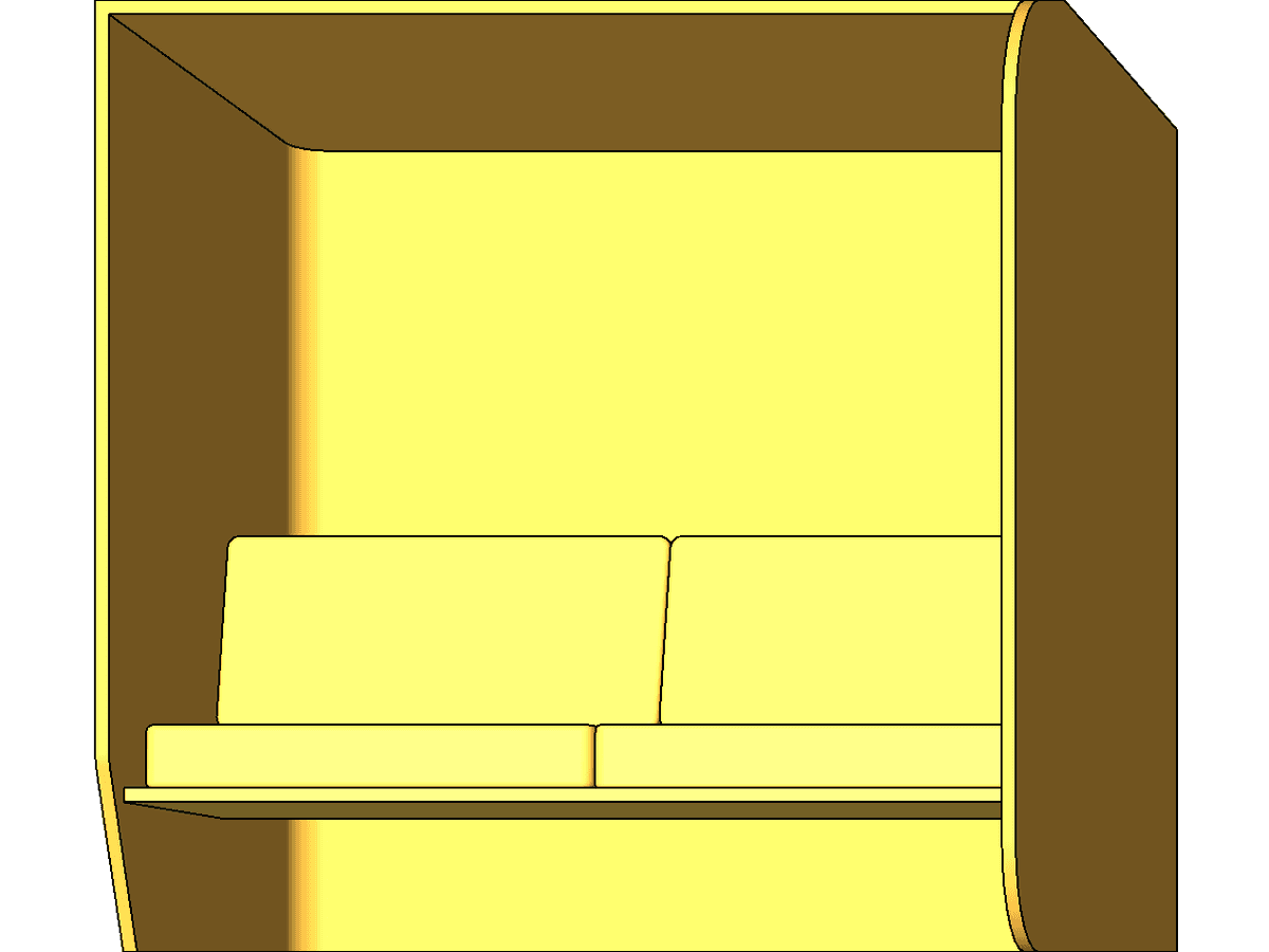 Bimbandit.com232 Buzzihubbooth Side — Revit Family