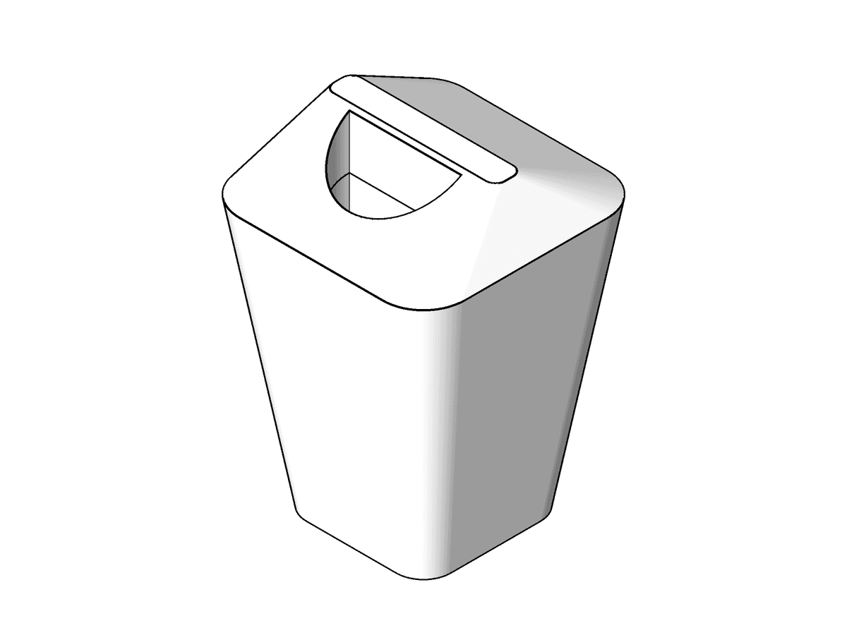 M Trash Can 2 — Revit Family