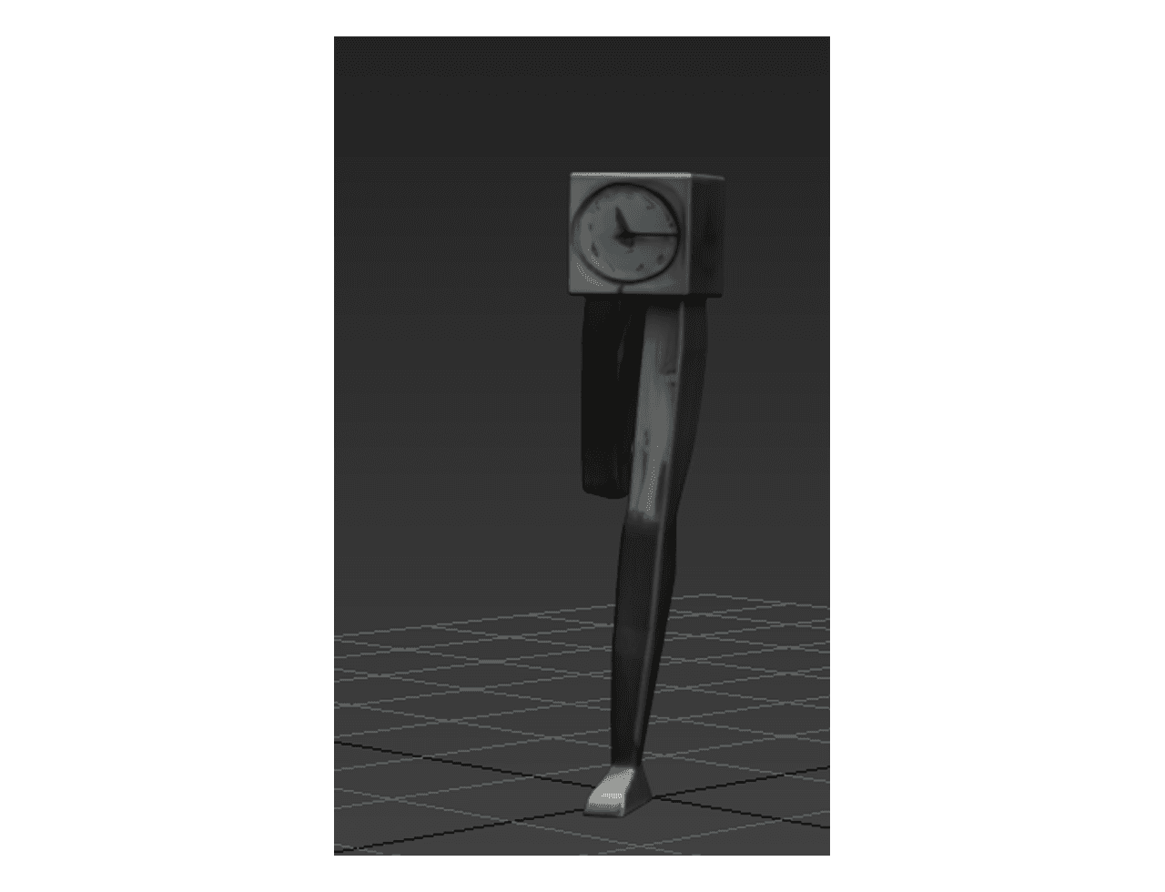 Pendulum Floor Clock — 3ds Max Model
