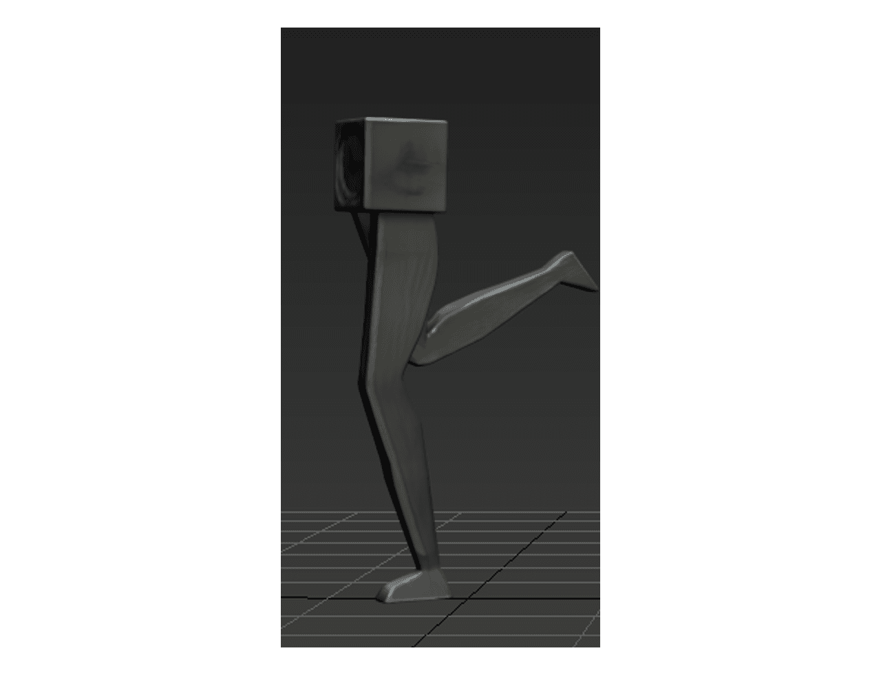 Pendulum Floor Clock — 3ds Max Model