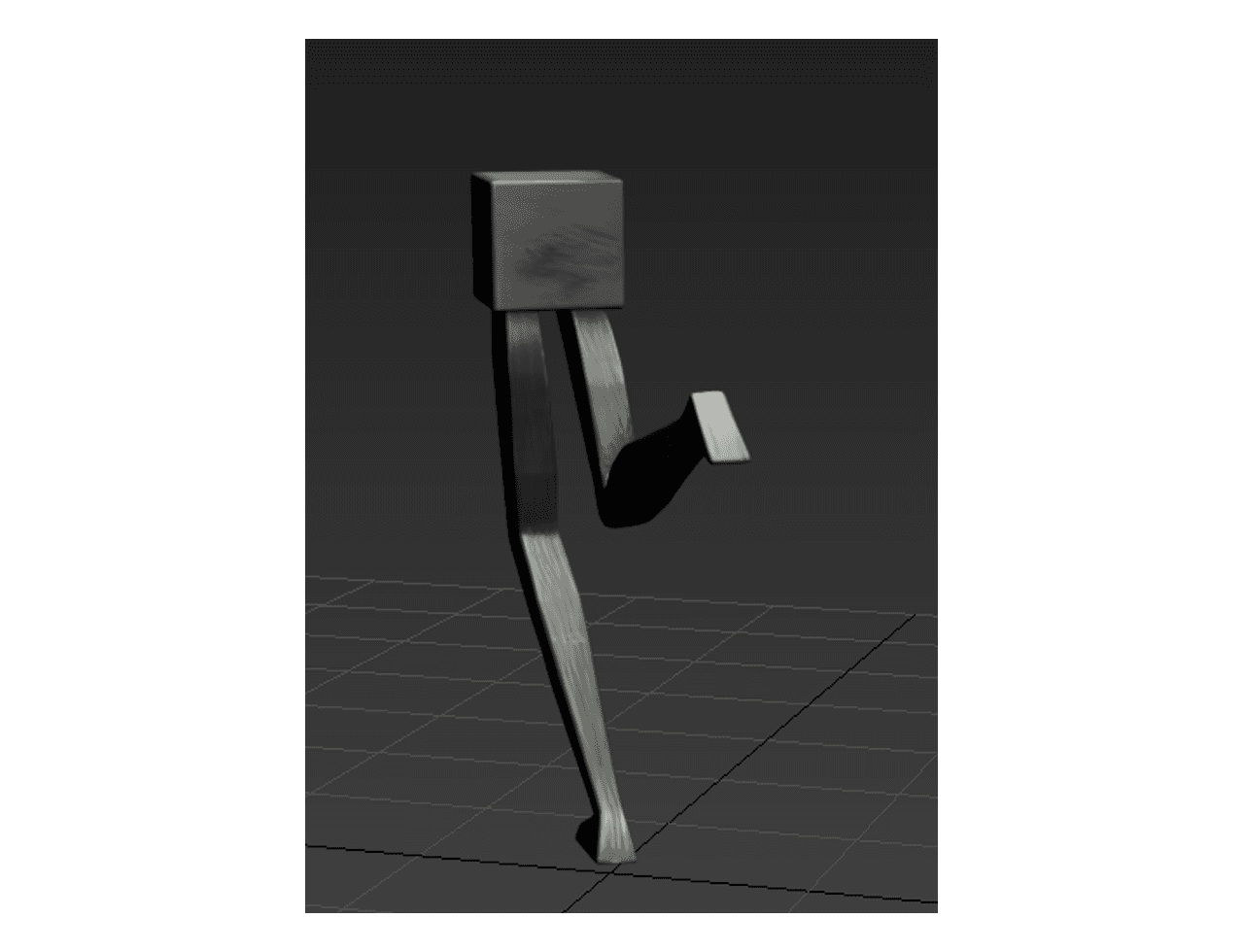 Pendulum Floor Clock — 3ds Max Model