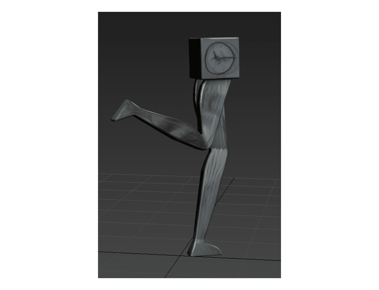 Pendulum Floor Clock — 3ds Max Model