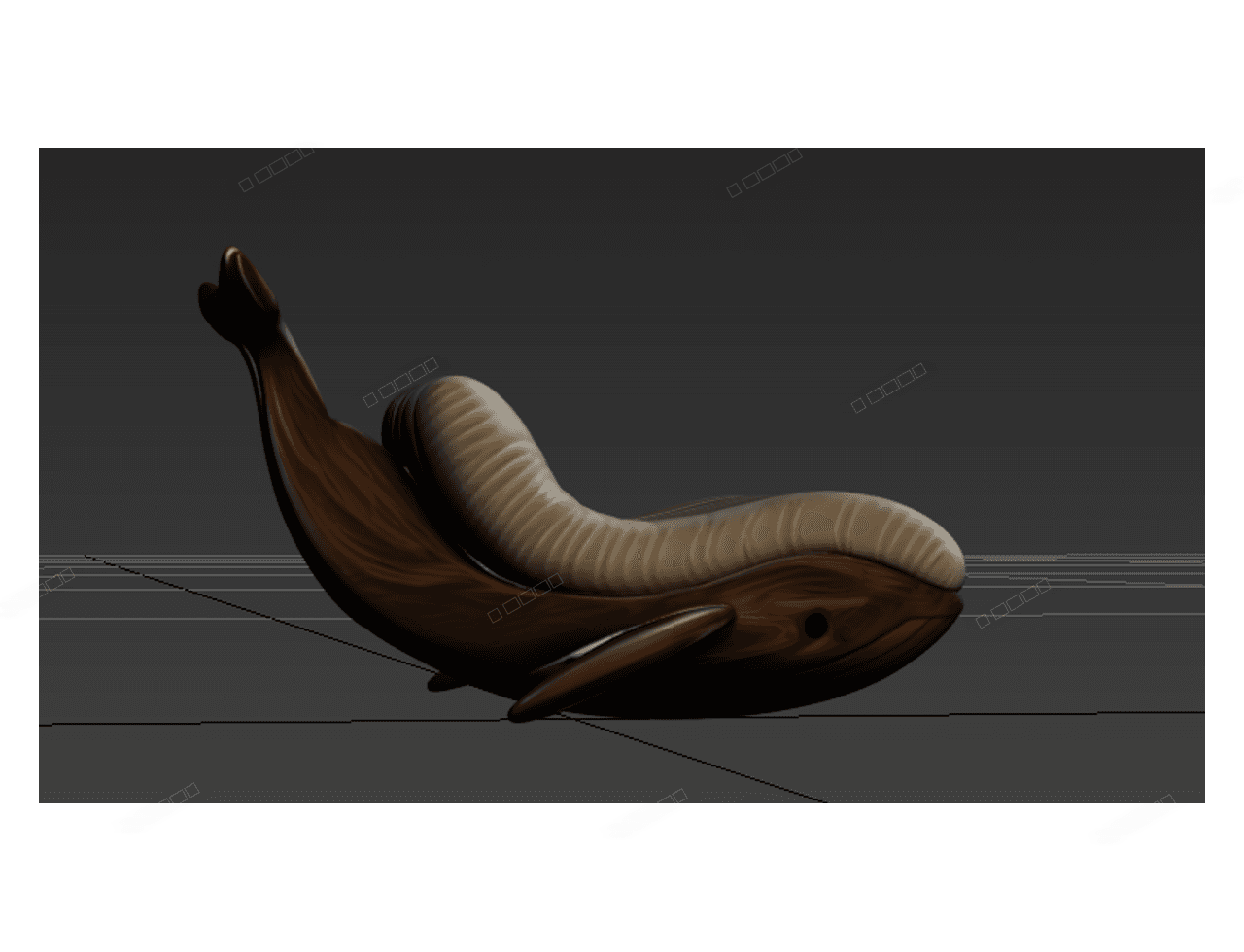 Whale Lounge Chair — 3ds Max Model