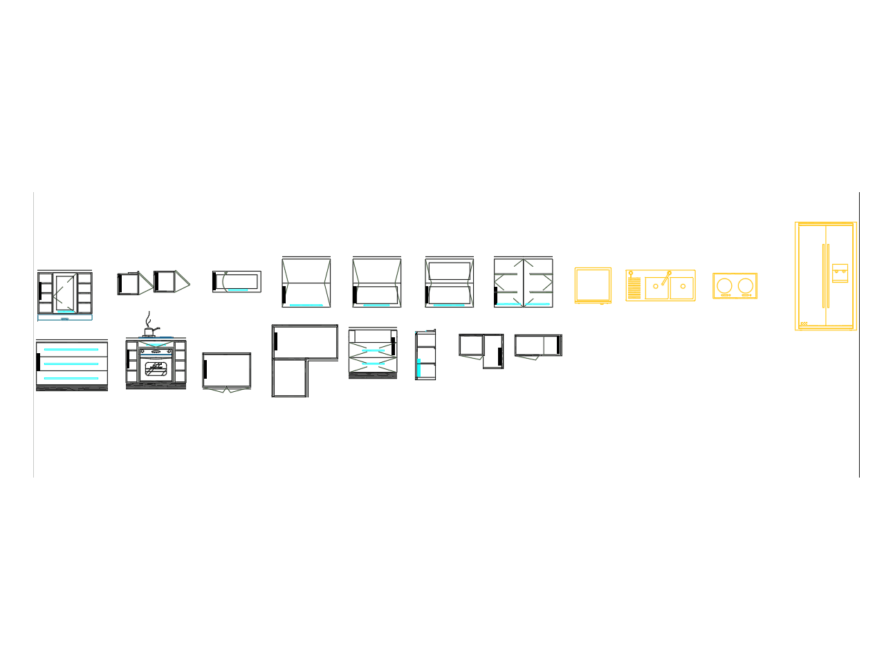 Kitchen Units — Dynamic AutoCAD Blocks