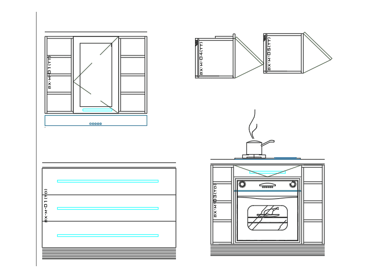 Kitchen Units — Dynamic AutoCAD Blocks