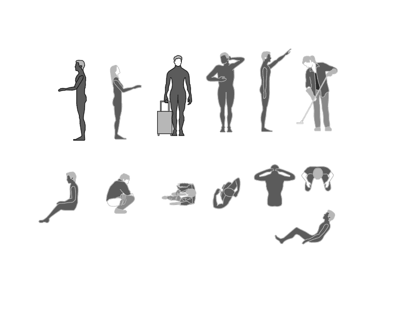 People — Dynamic AutoCAD Blocks