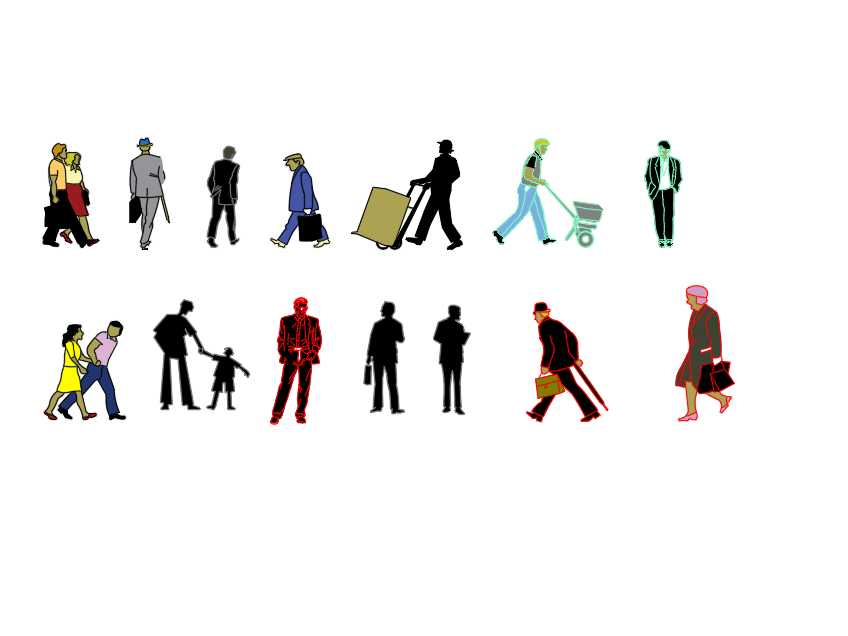 People — Premium Set — AutoCAD Blocks