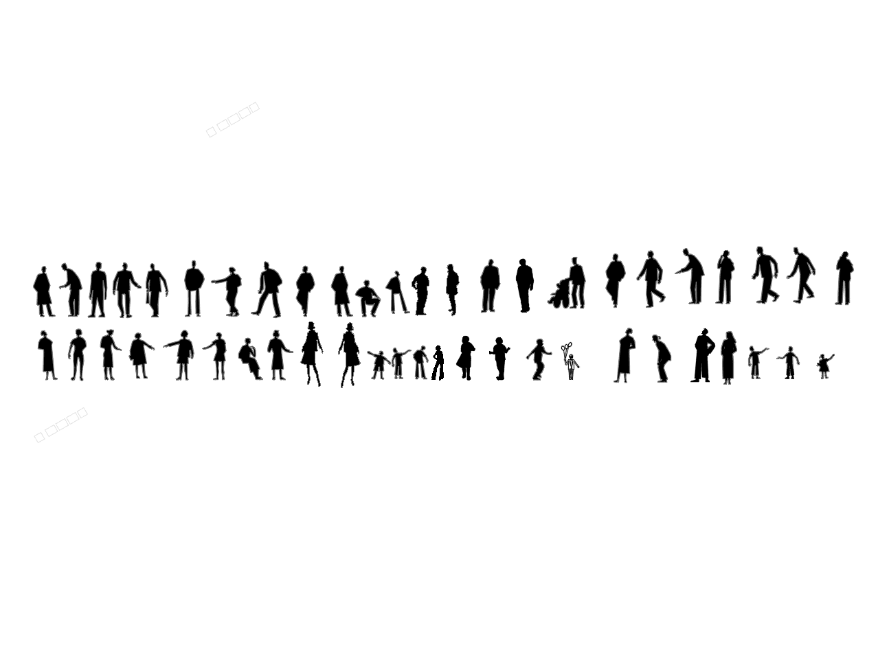 People — Starter Set — AutoCAD Blocks