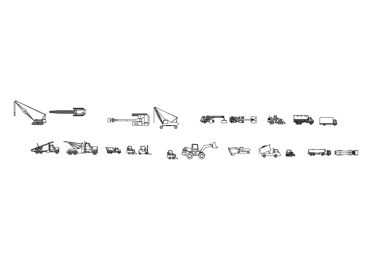 Trucks — AutoCAD Blocks